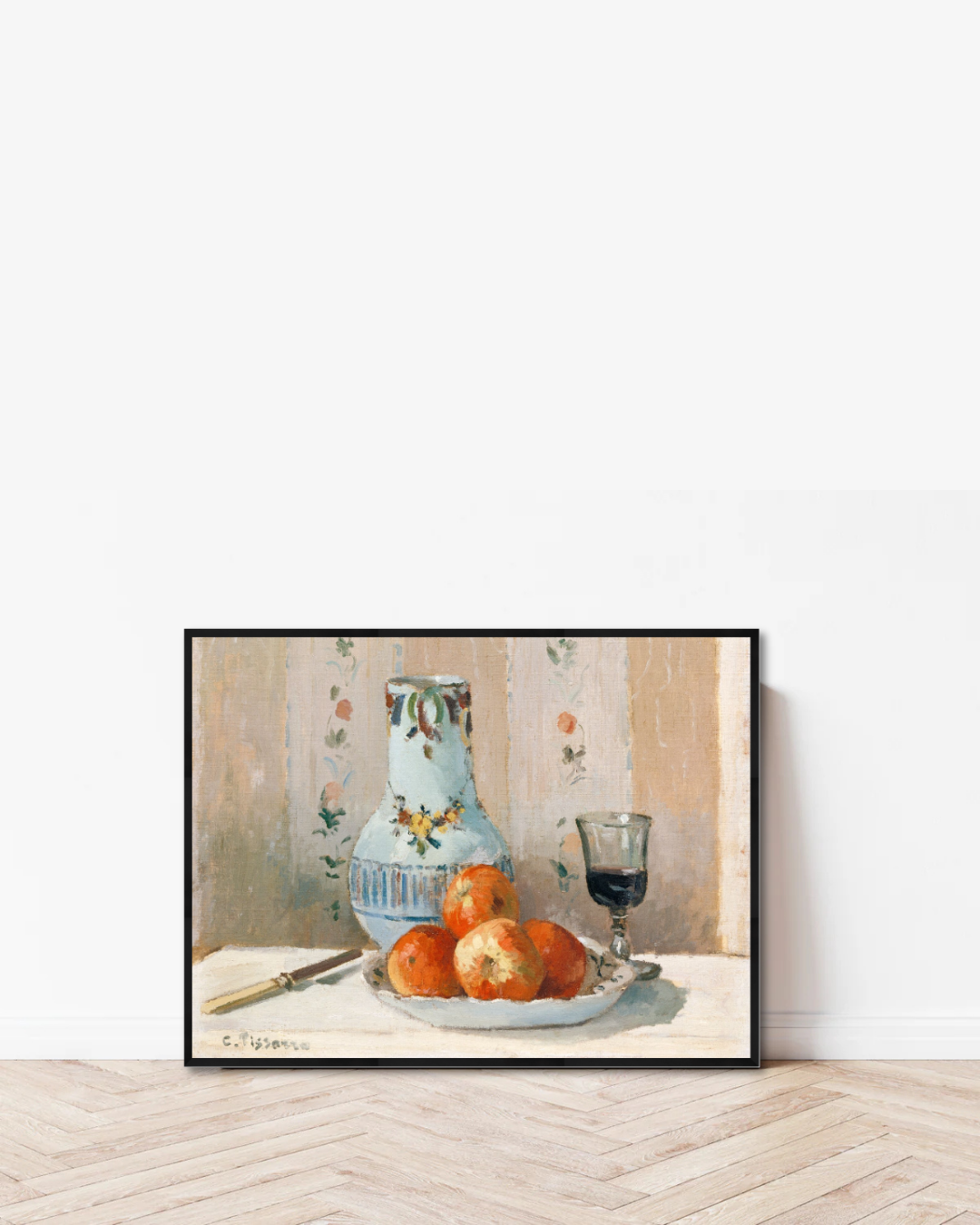 Camille Pissarro – Still Life with Apples and Pitcher (1872)