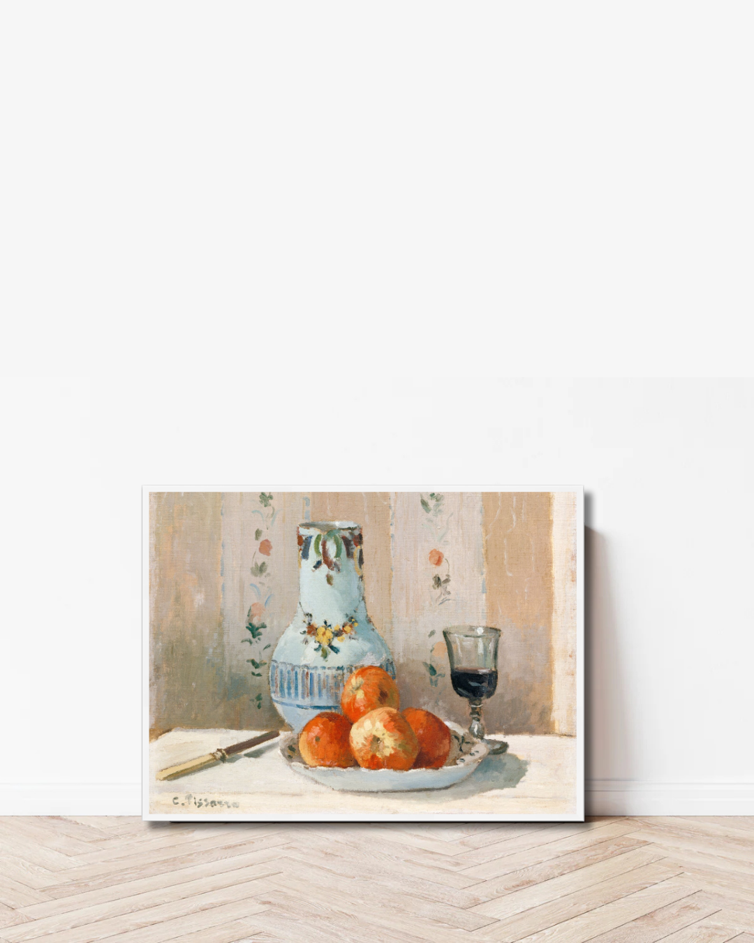Camille Pissarro – Still Life with Apples and Pitcher (1872)